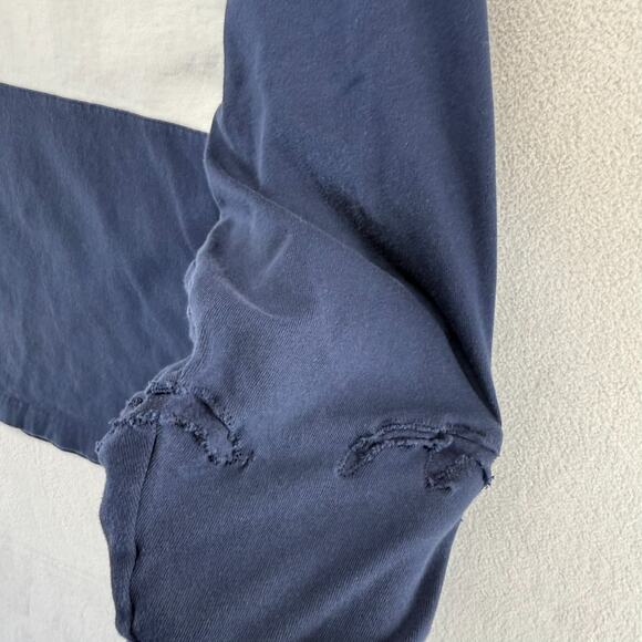 Michigan Wolverines Rugby Shirt men's XL Blue Nike Campus Collection REPAIRED - Picture 9 of 15